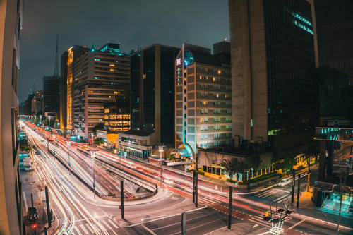 道路夜景